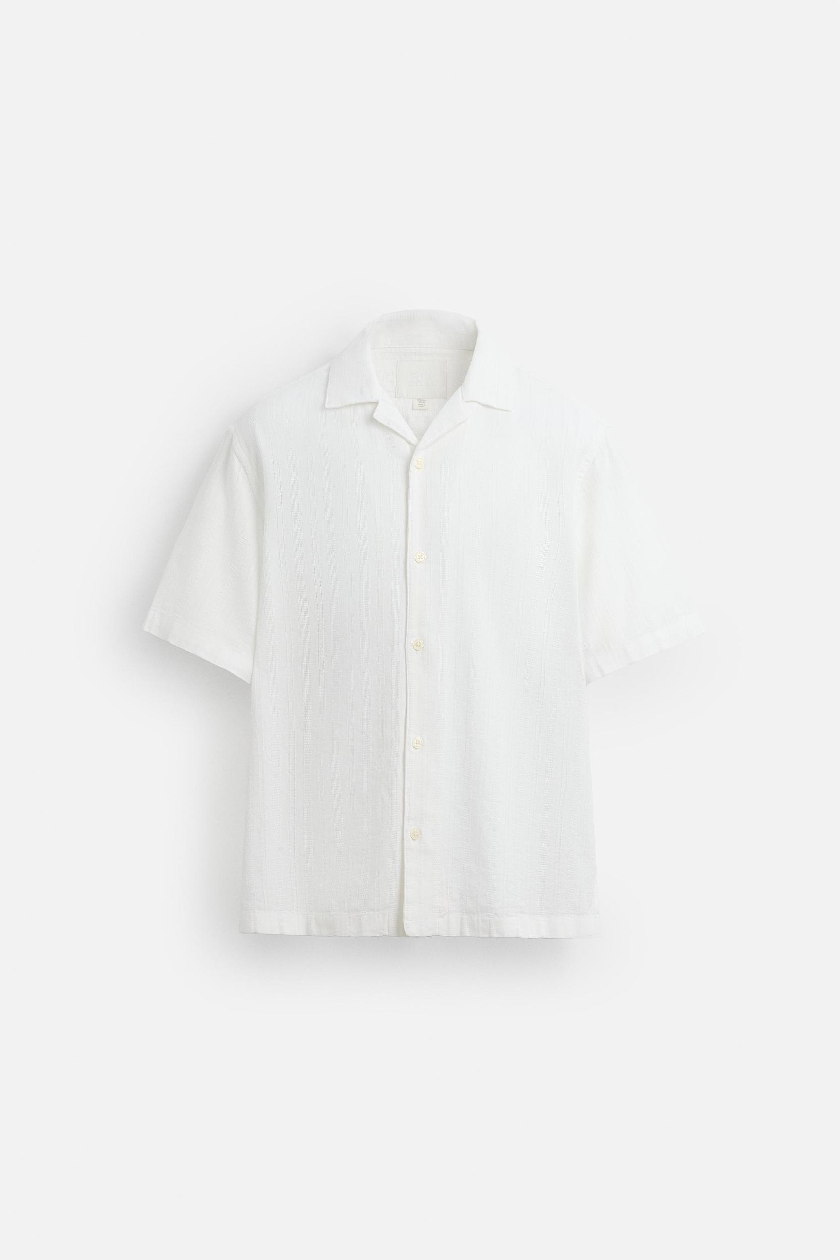 JACQUARD STRIPED SHIRT Product Image