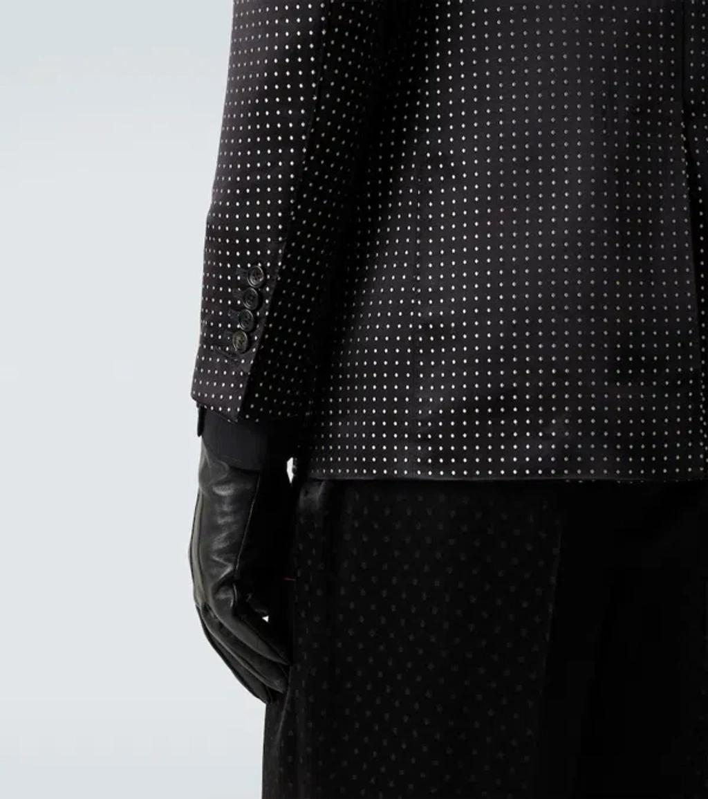 TOM FORD Double-breasted Dotted Jacket In Multi Product Image