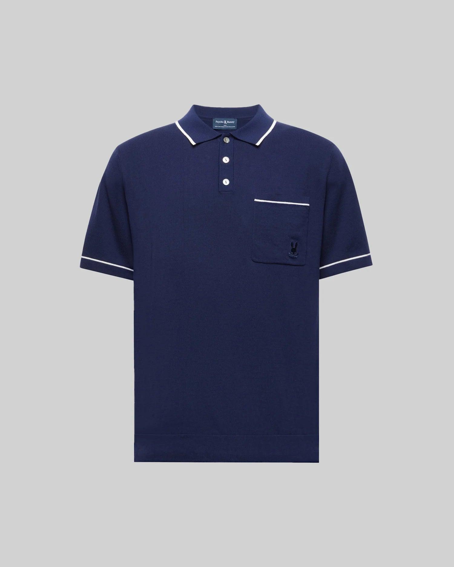 MENS LONGFORD FINE KNIT POLO - B6E500F200 Male Product Image