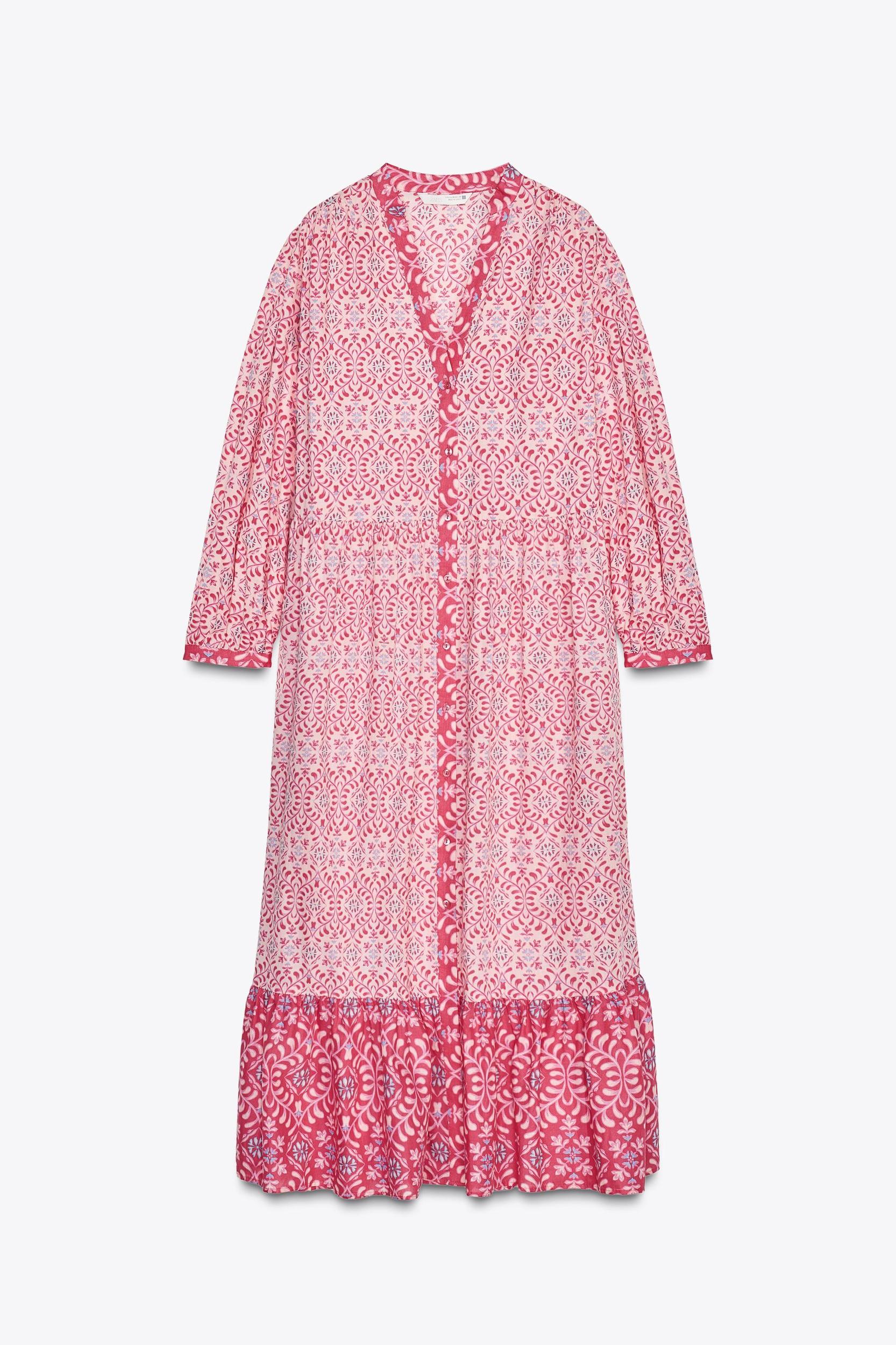 PRINTED MIDI DRESS Product Image