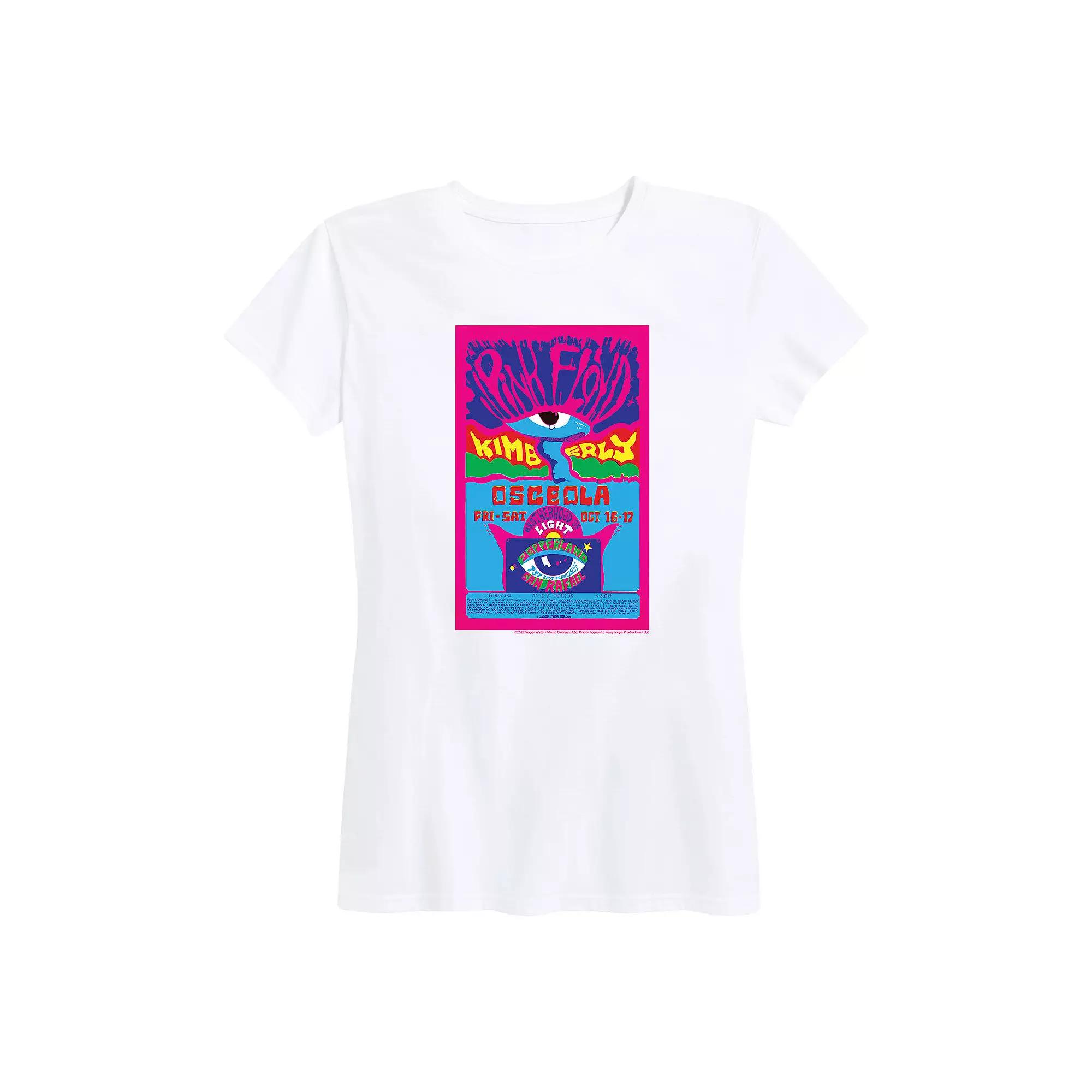 Women's Pink Floyd Pepperland Poster Graphic Tee, Girl's,  Product Image