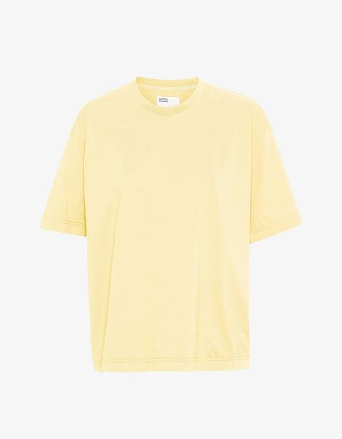 Oversized Organic T-Shirt - Soft Yellow Product Image