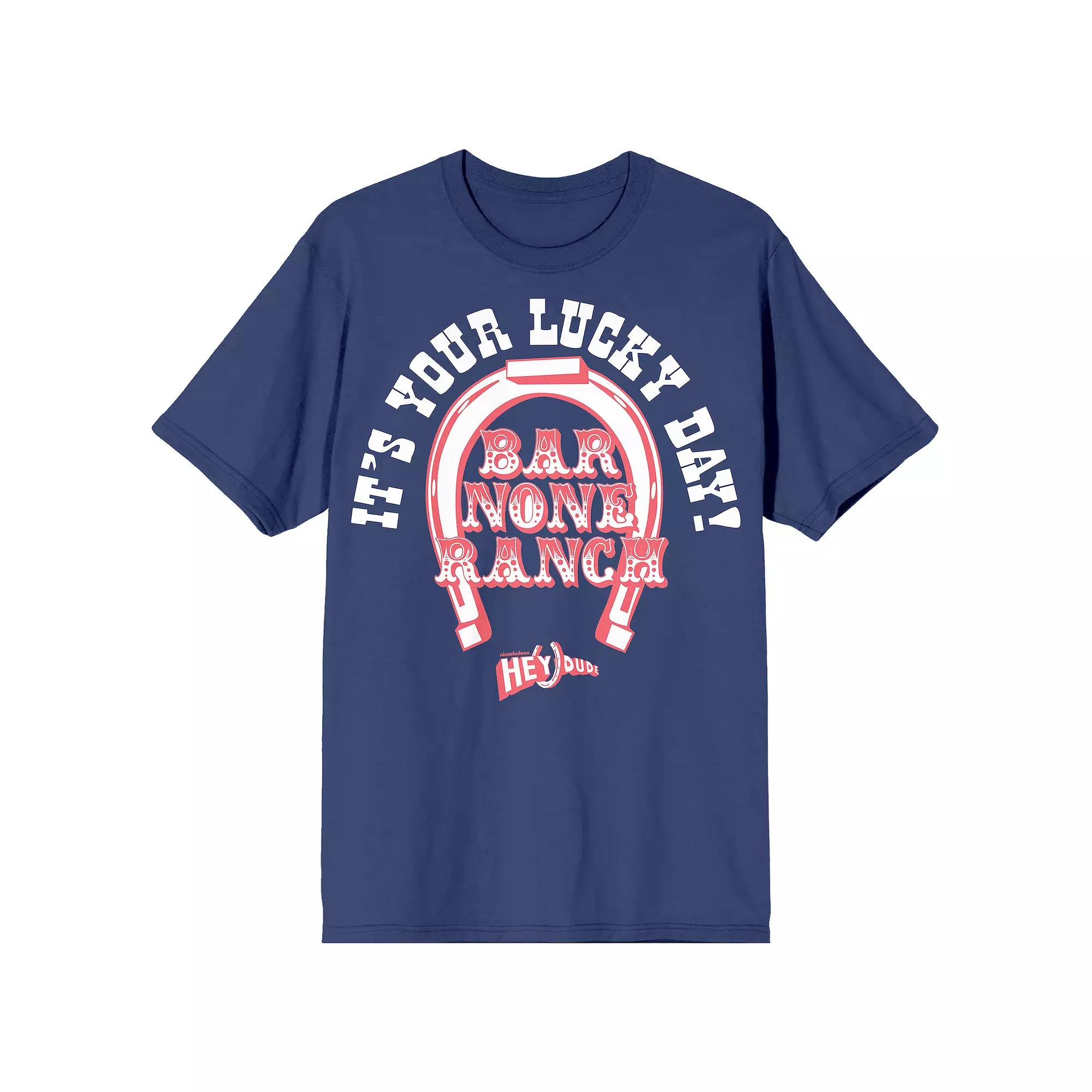 Juniors' Nickelodeon Hey Dude Bar None Ranch Lucky Day Crewneck Graphic Tee, Women's, Size: XS, Blue Product Image