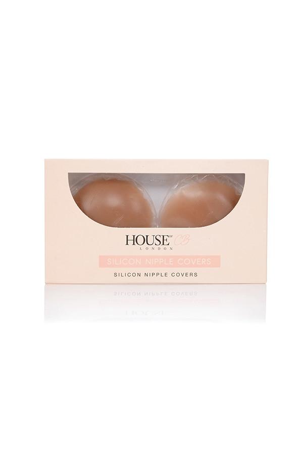  silicon reusable nipple covers - caramel Product Image
