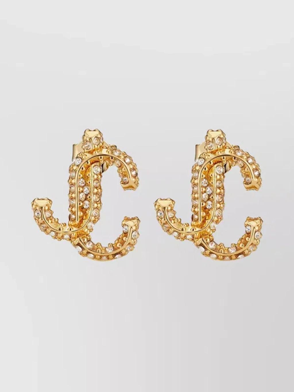JC crystal-embellished stud earrings Product Image