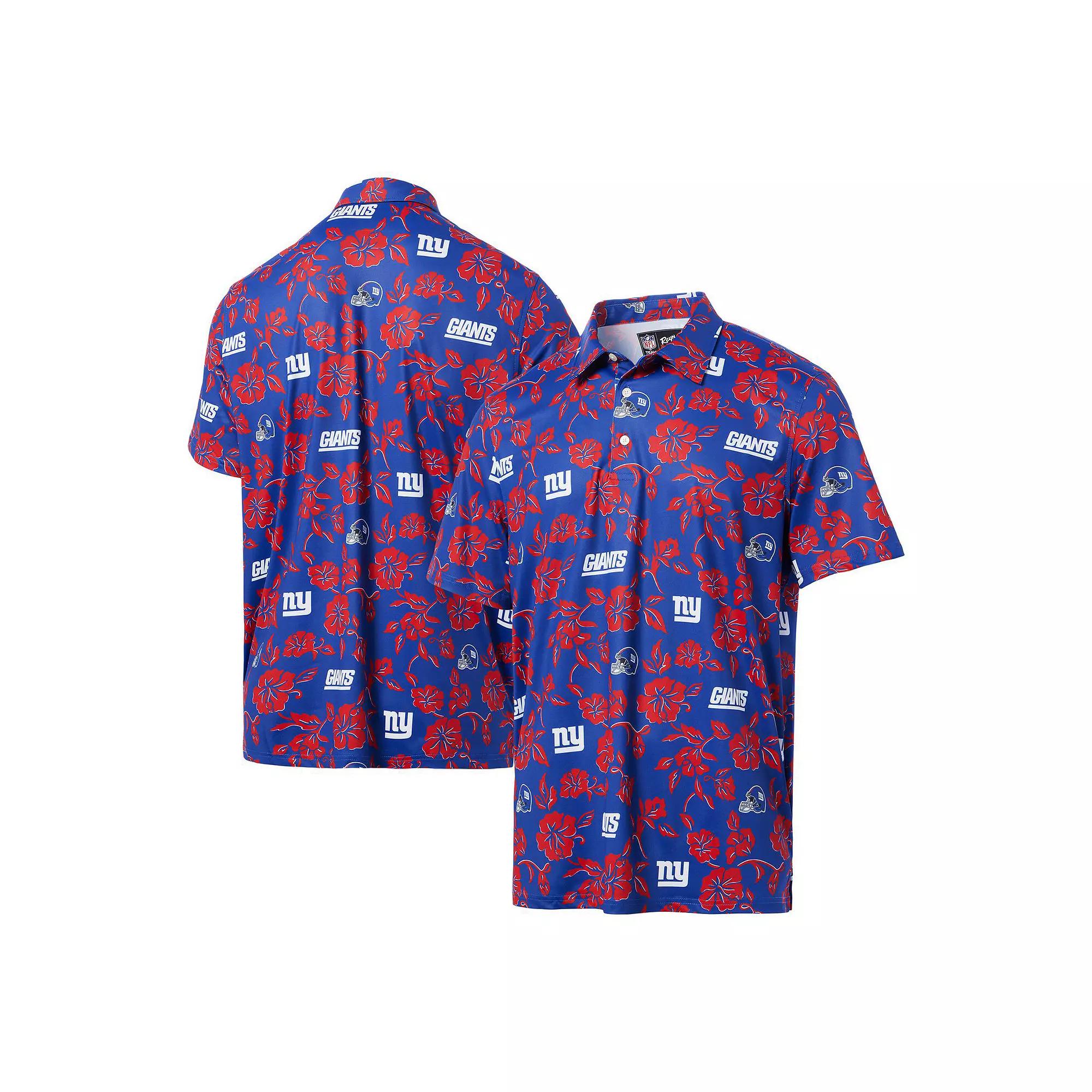 Men's Reyn Spooner Royal New York Giants Pua Performance Polo, Size: Small, Blue Product Image