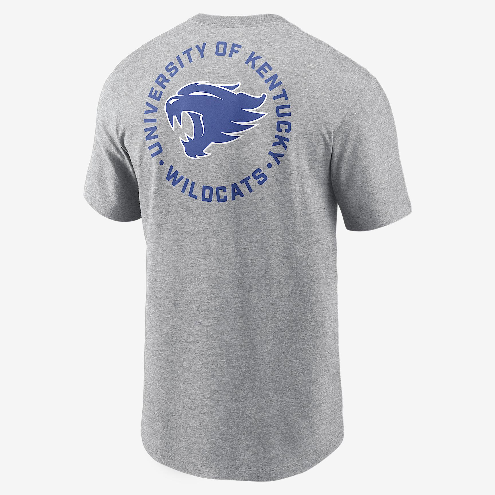 Kentucky Campus 2-Hit Nike Mens College T-Shirt | N19906GNKY-A41 Product Image
