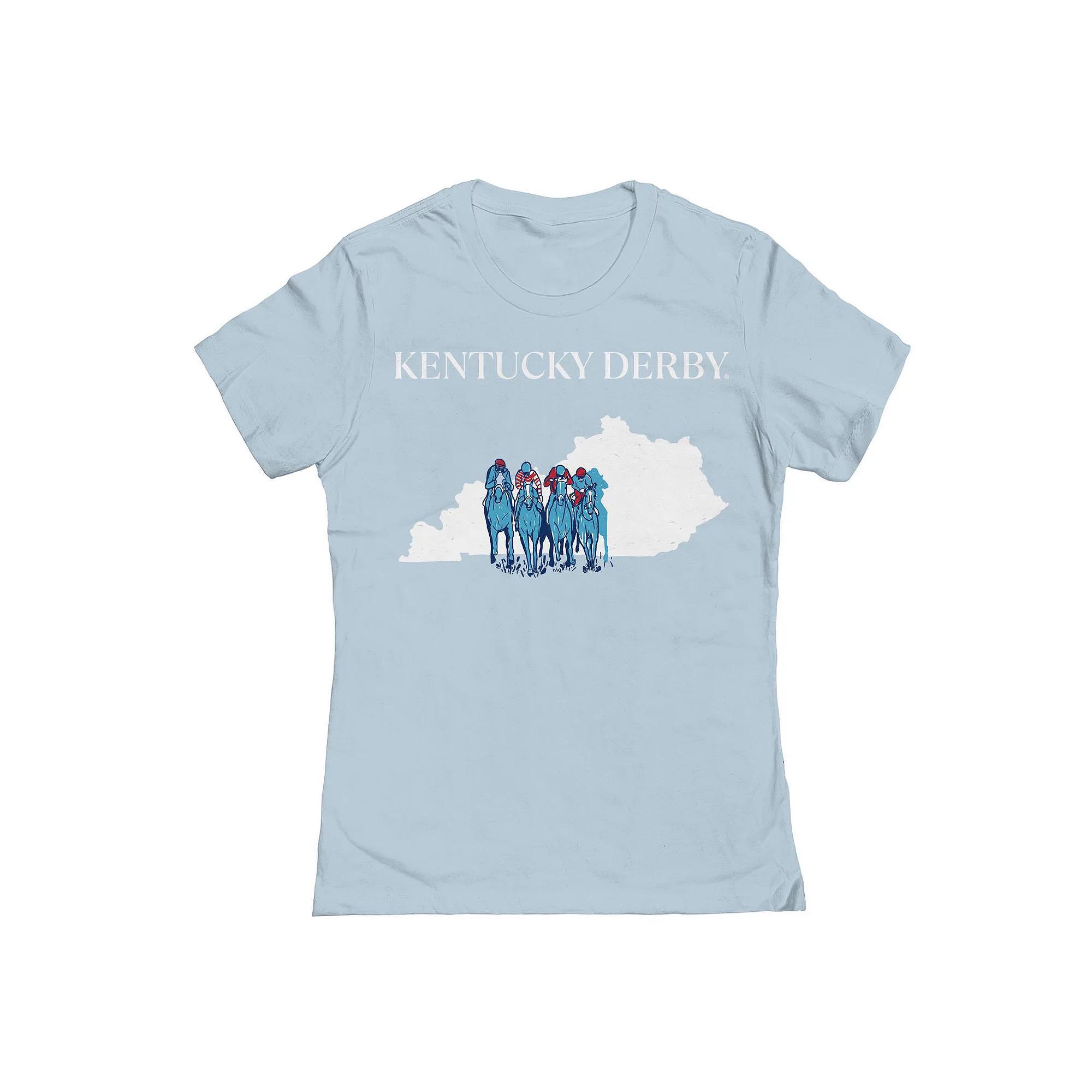 Juniors' Horizontal Logo Kentucky Derby Graphic T-Shirt, Women's,  Product Image