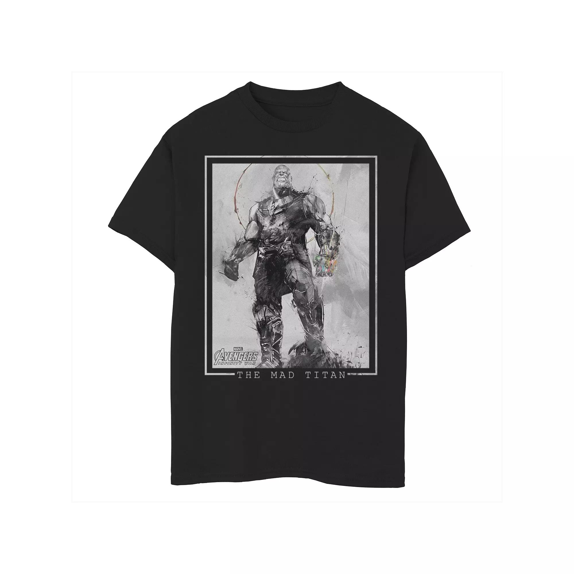 Men's Marvel Avengers Infinity War Thanos The Mad Titan Graphic Tee,  Product Image