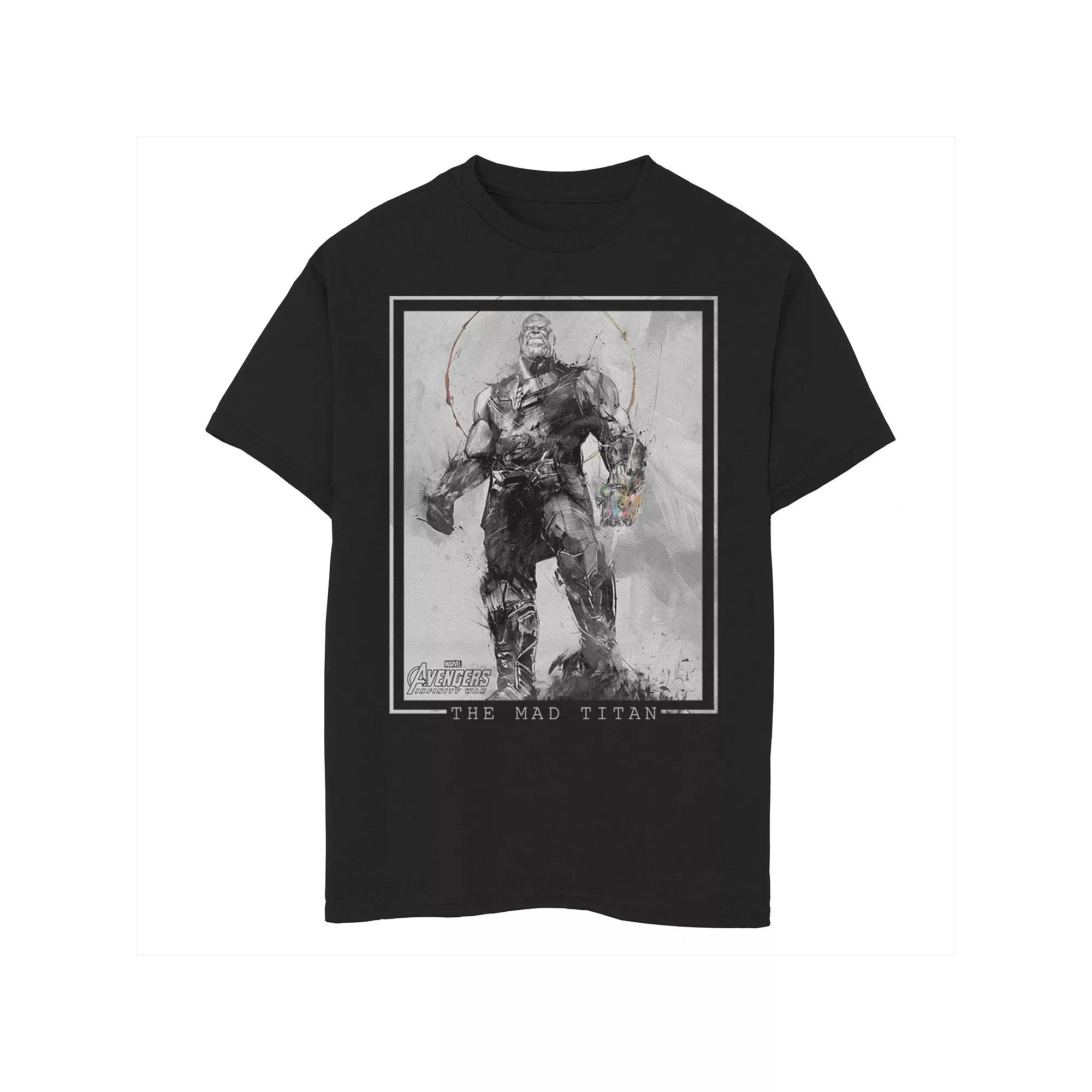 Men's Marvel Avengers Infinity War Thanos The Mad Titan Graphic Tee,  Product Image