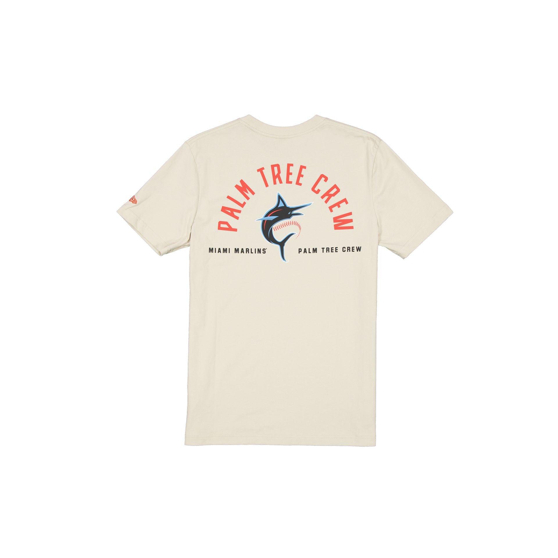 Palm Tree Crew x Miami Marlins Stone T-Shirt Male Product Image