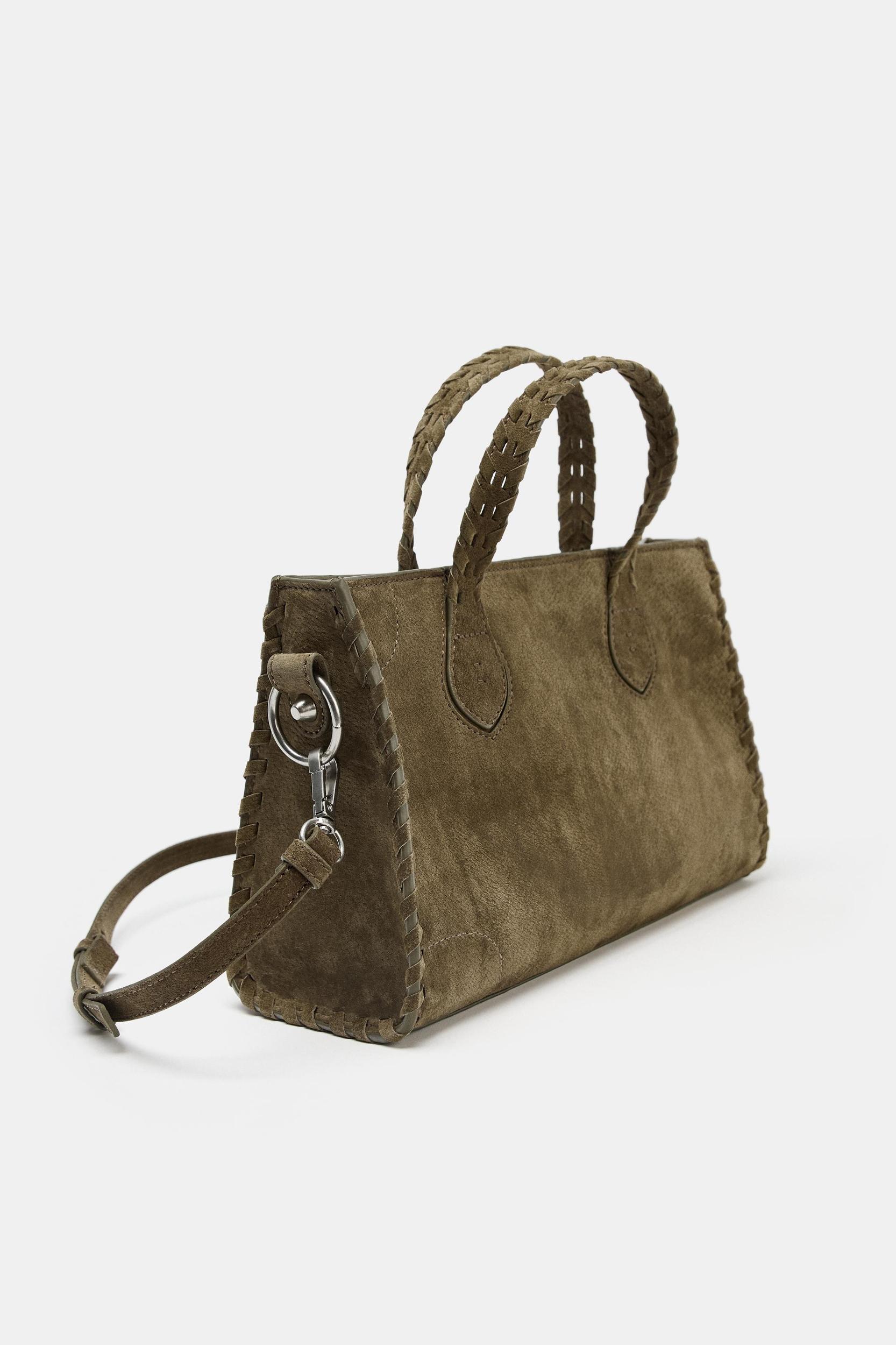 BRAIDED LEATHER CITY BAG Product Image