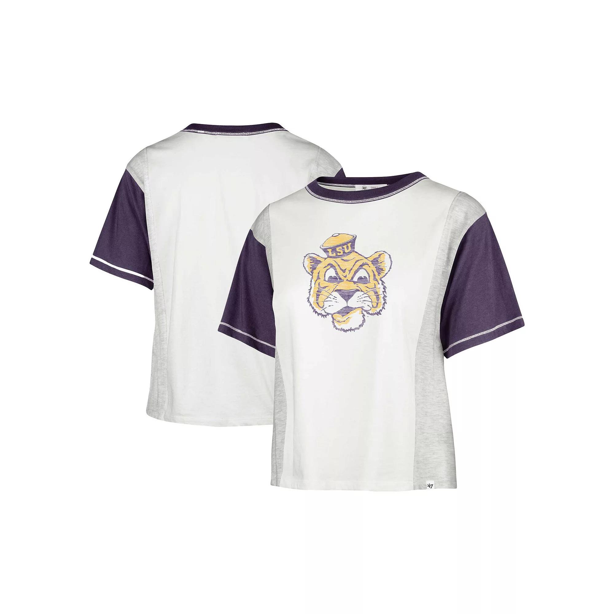 Women's '47 White LSU Tigers Vault Premier Tilda T-Shirt,  Product Image