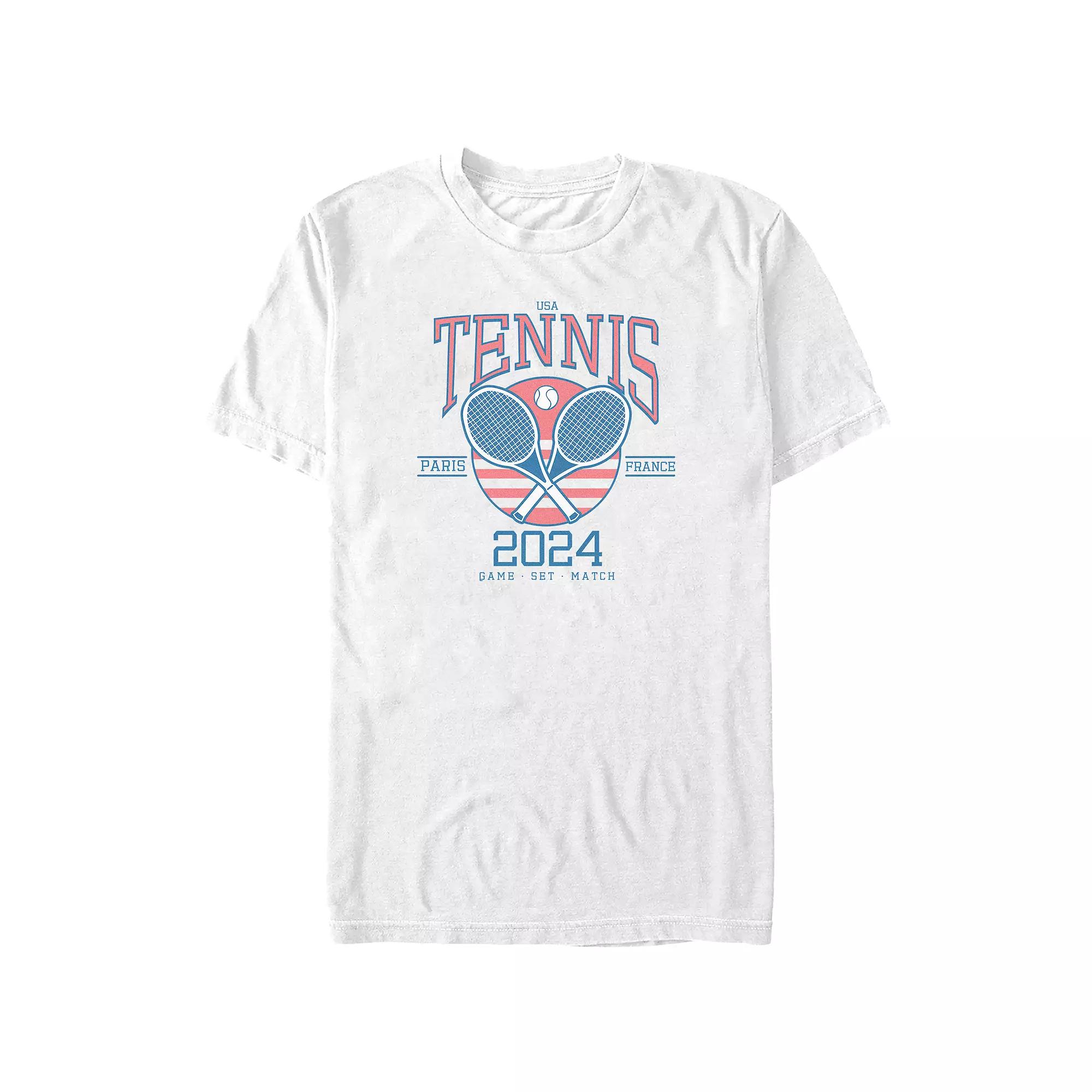 Big & Tall Tennis USA Paris 2024 Graphic Tee, Men's,  Product Image