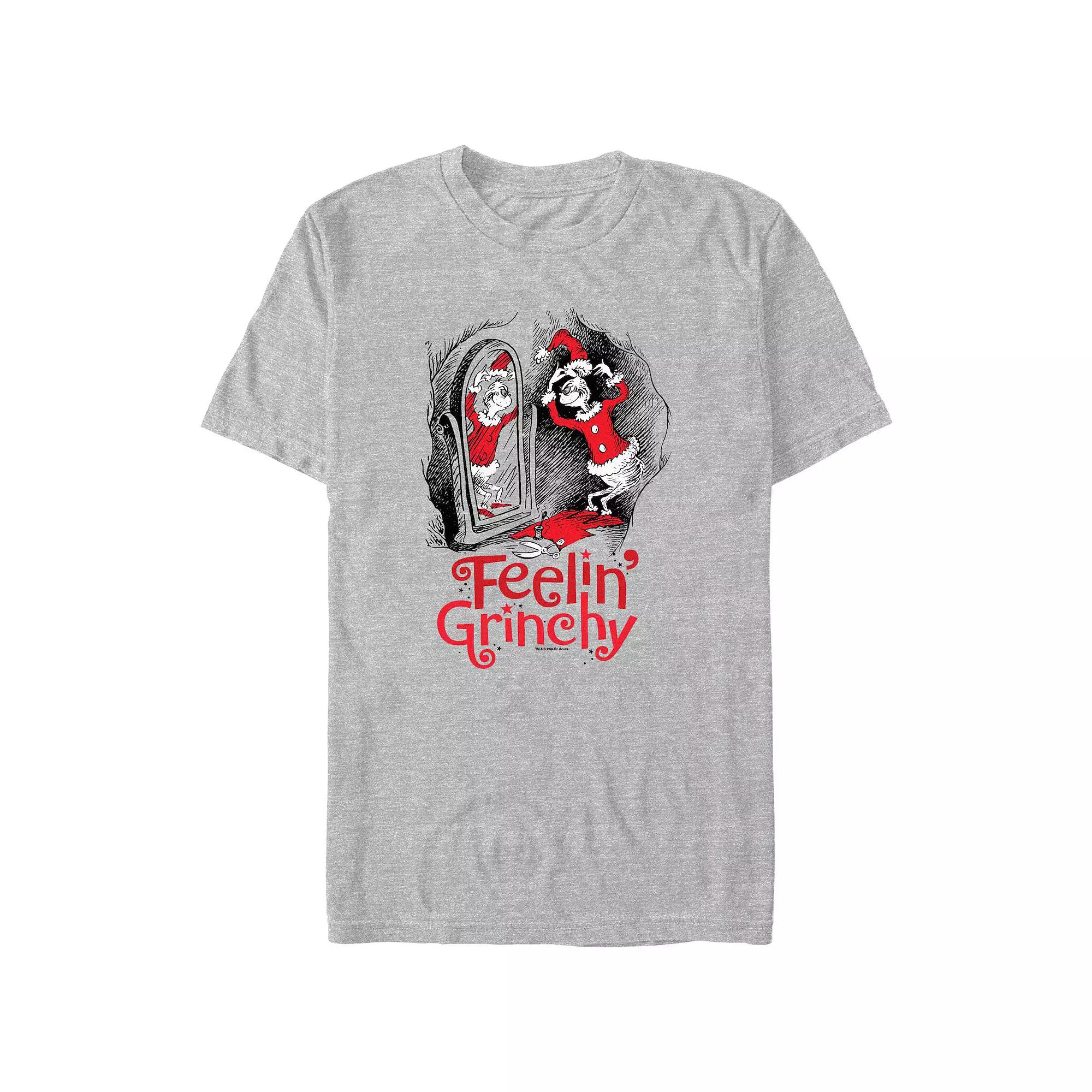 Big & Tall Dr. Seuss Feeling Grinchy Graphic Tee, Men's,  Product Image