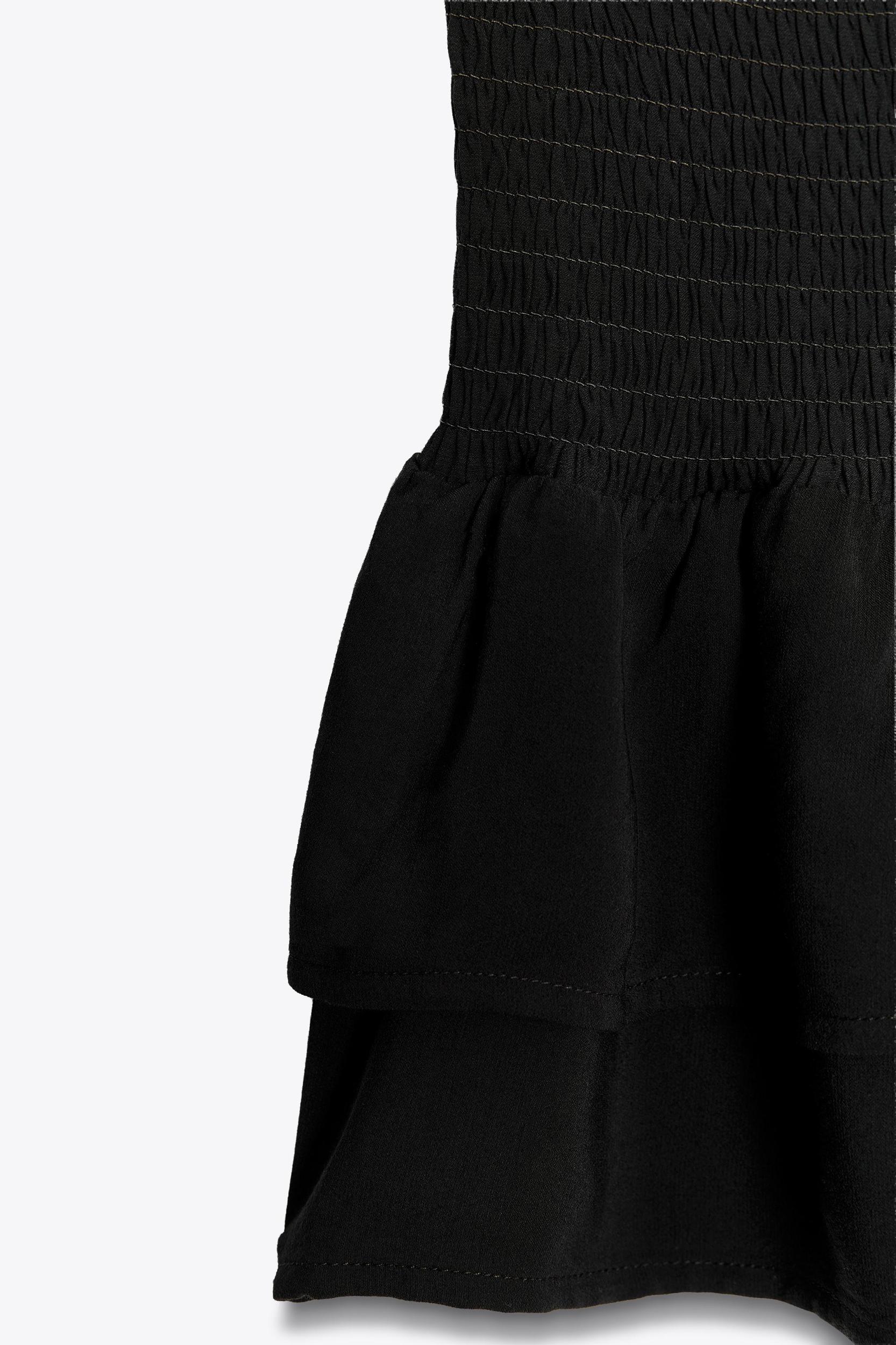 WIDE WAISTBAND RUFFLE SHORTS Product Image