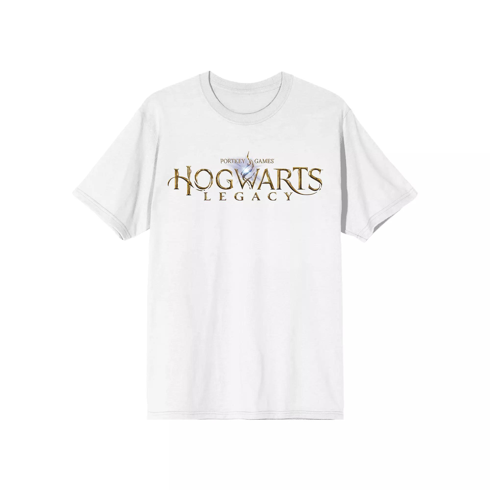 Men's Hogwarts Legacy Logo Tee, Size: XL, White Product Image