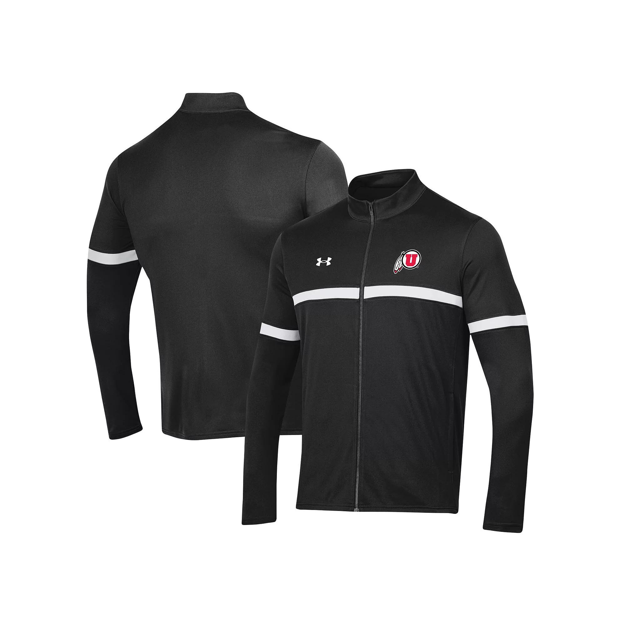 Men's Under Armour Black Maryland Terrapins 2023 Assist Warm Up Full-Zip Jacket,  Product Image
