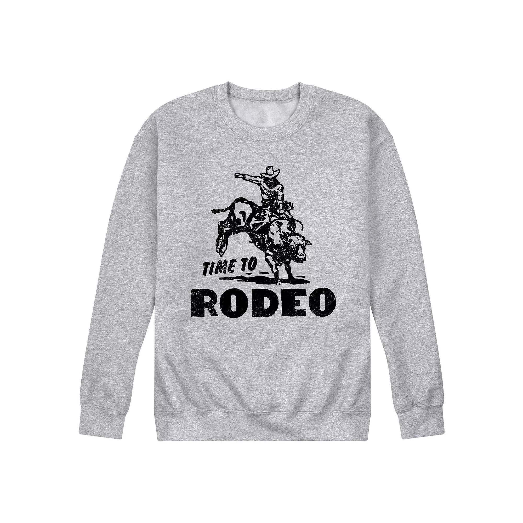 Men's Time To Rodeo Sweatshirt,  Product Image