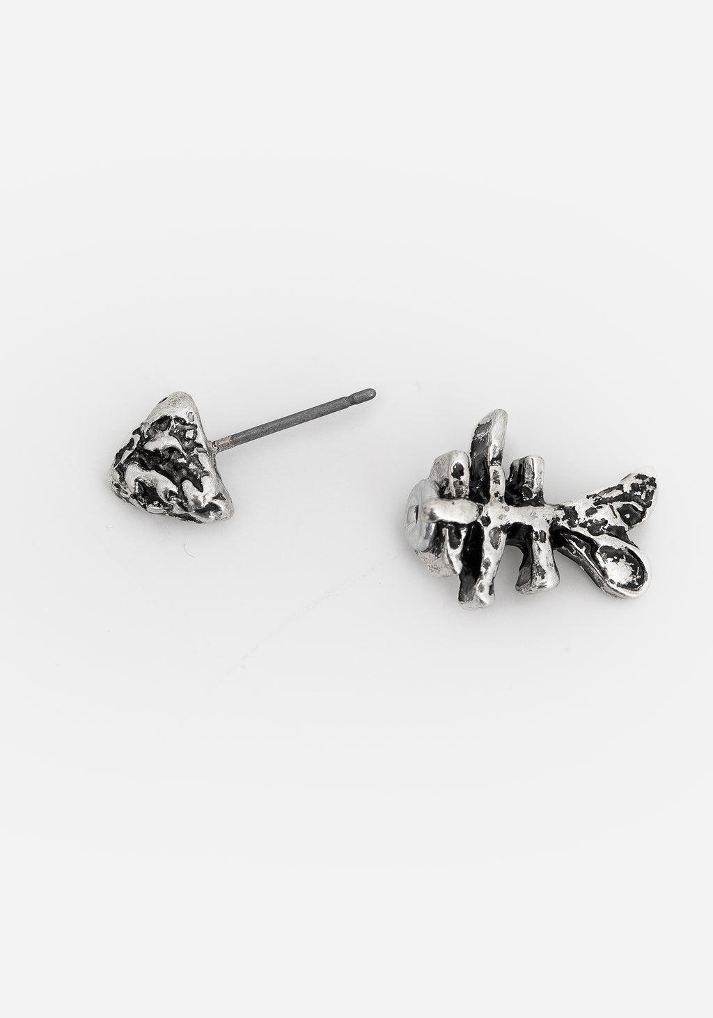 Fishbone Stud Earrings Product Image