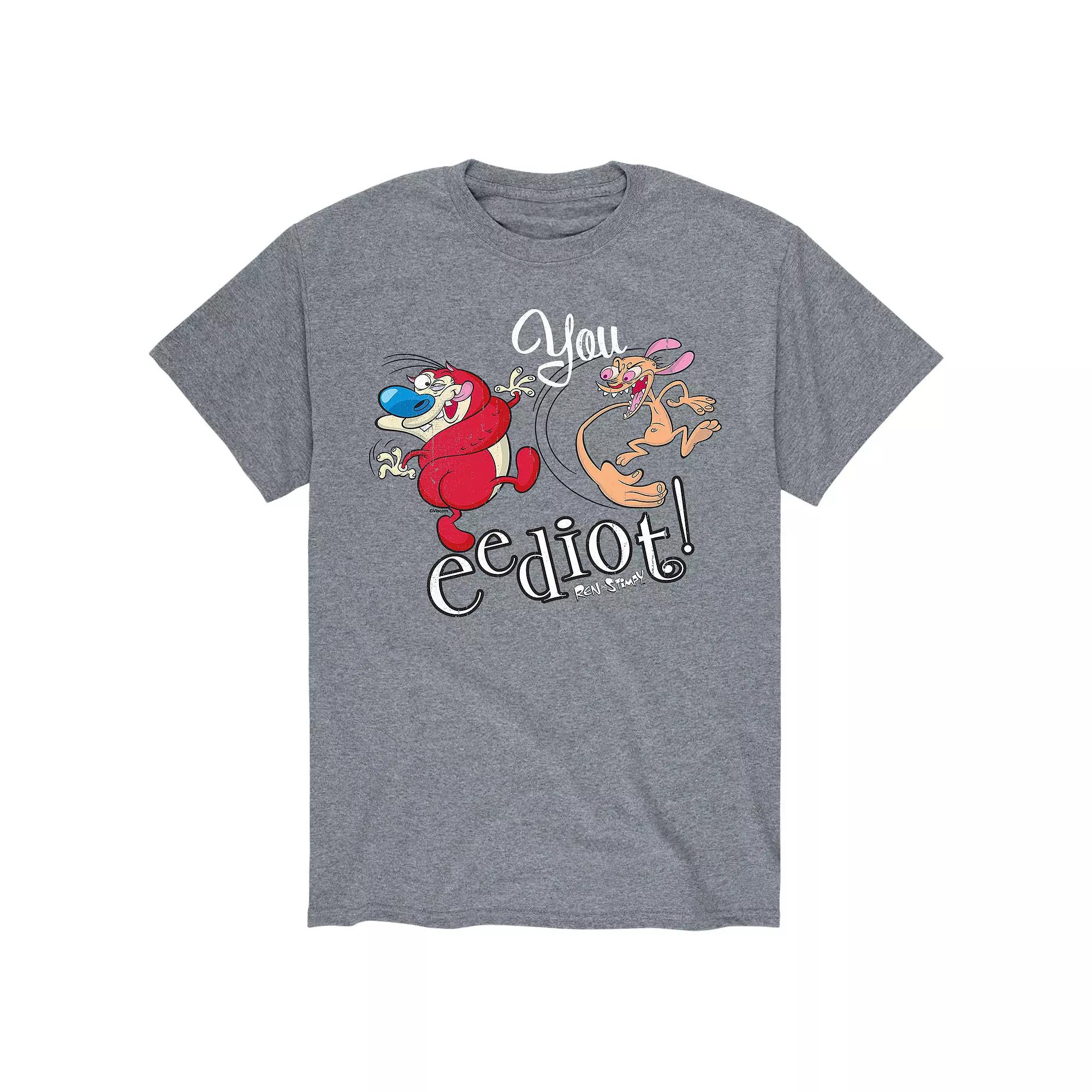 Men's Ren & Stimpy You Eediot Smack Tee,  Product Image