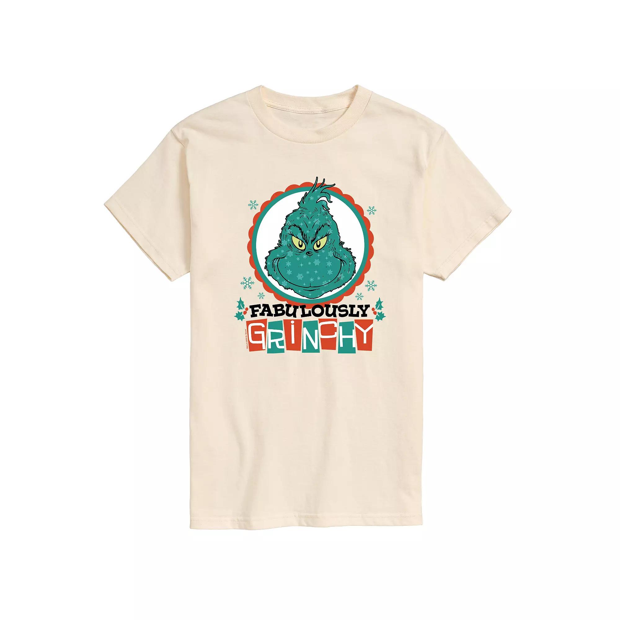 Men's Dr. Seuss The Grinch Fabulously Grinchy Graphic Tee,  Product Image