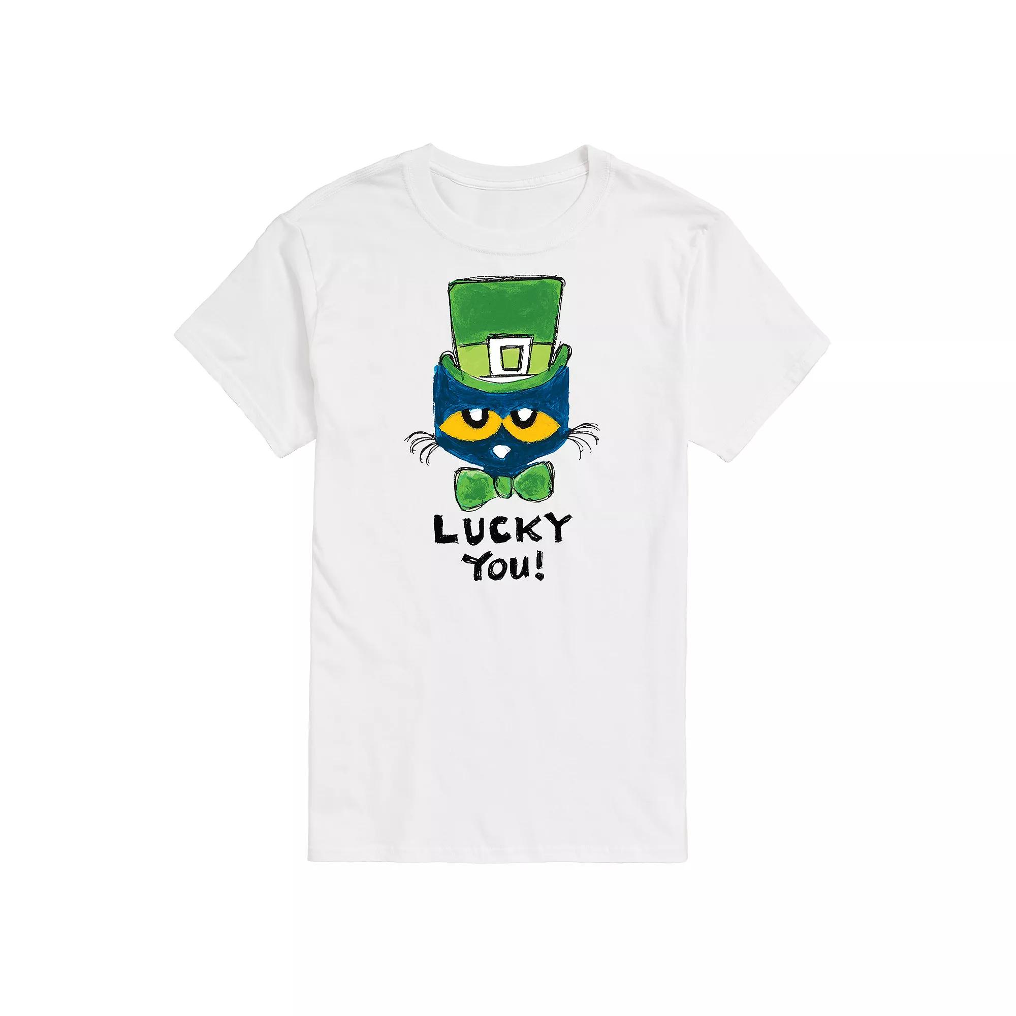 Big & Tall Pete The Cat Lucky You Tee, Men's,  Product Image