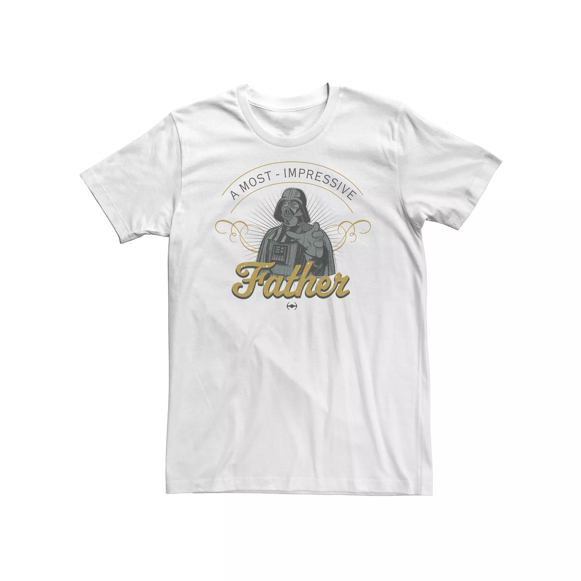 Big & Tall Star Wars A Most Impressive Father Tee, Men's,  Product Image