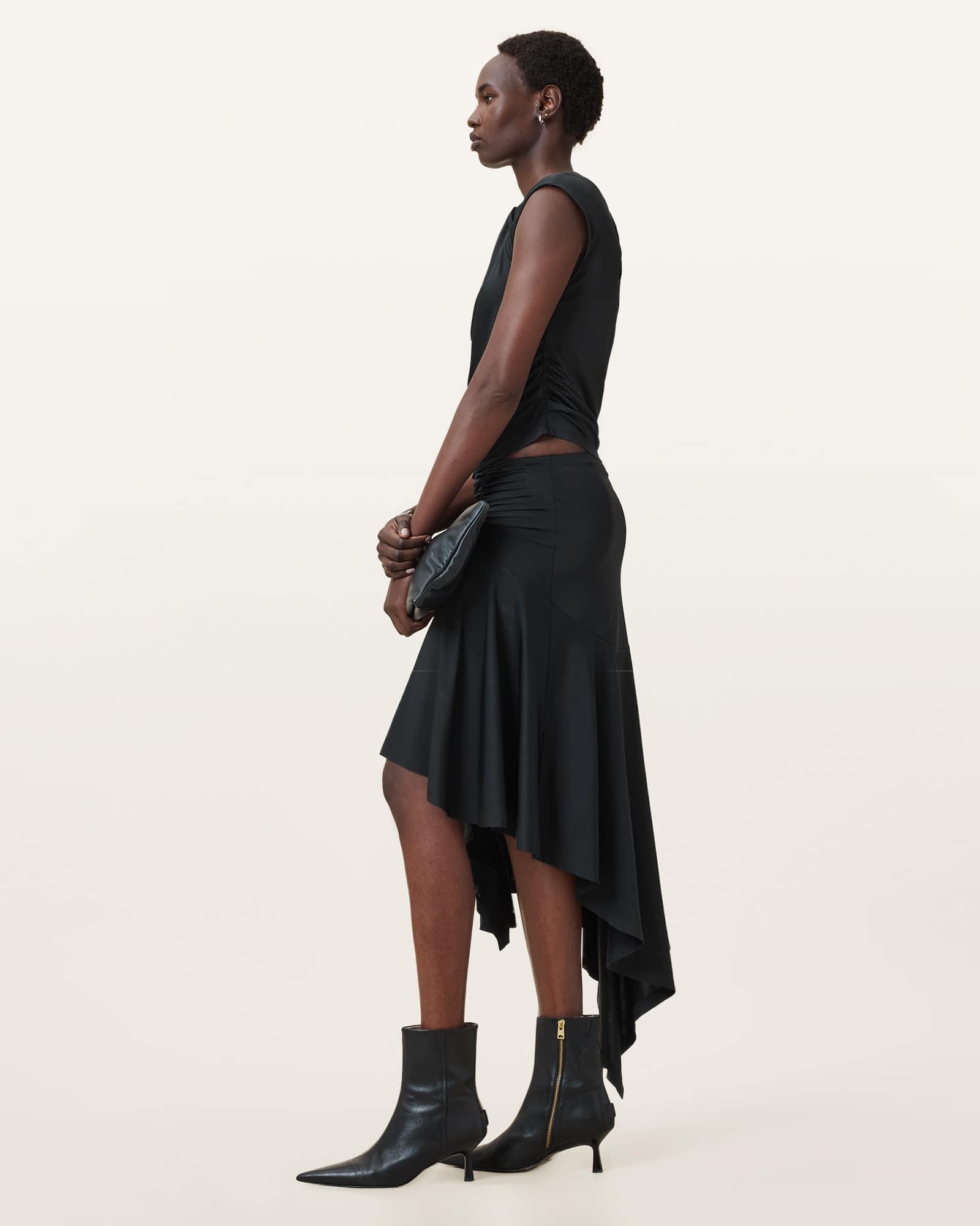 Annalie Jersey Midi Skirt Product Image