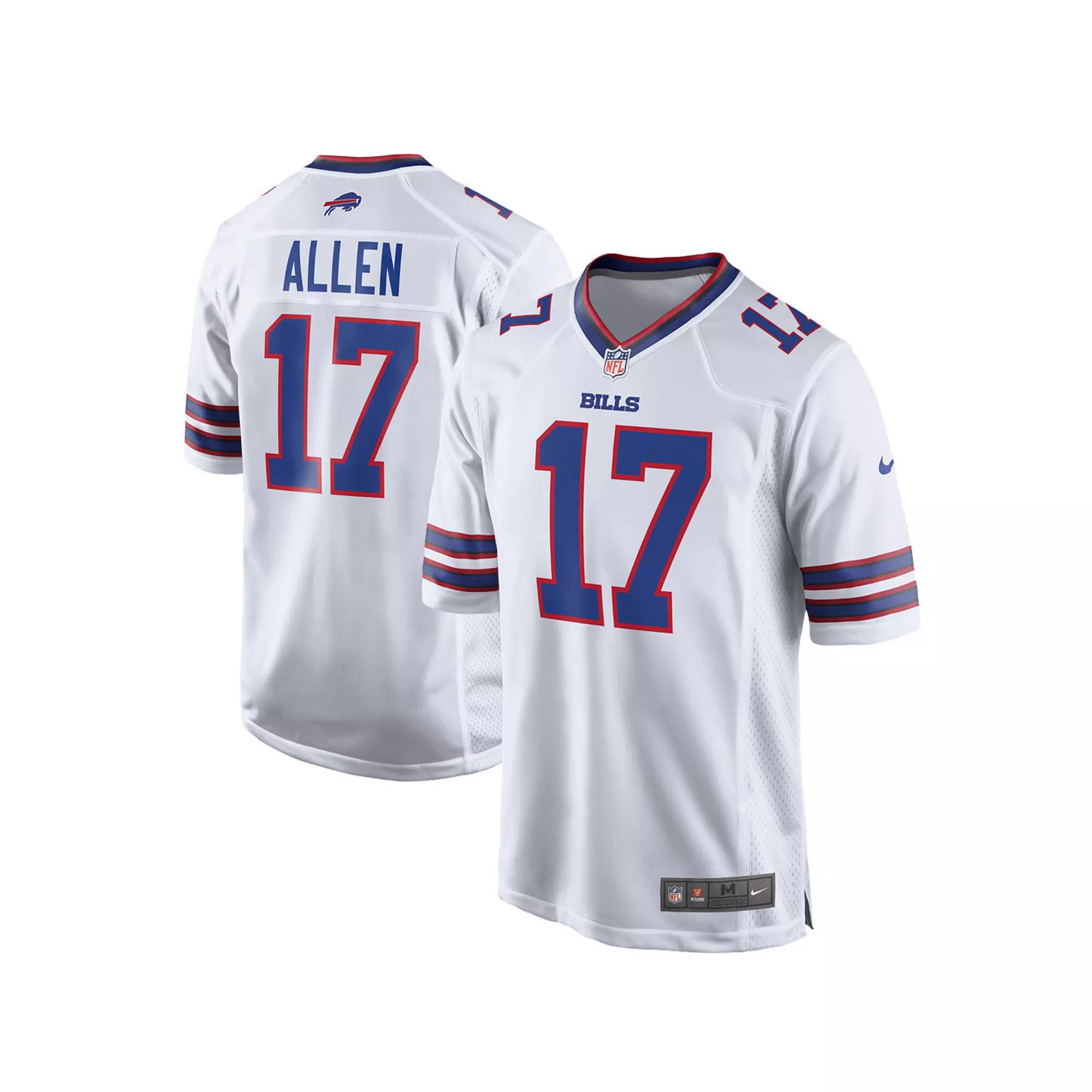 Men's Nike Josh Allen White Buffalo Bills Game Player Jersey,  Product Image