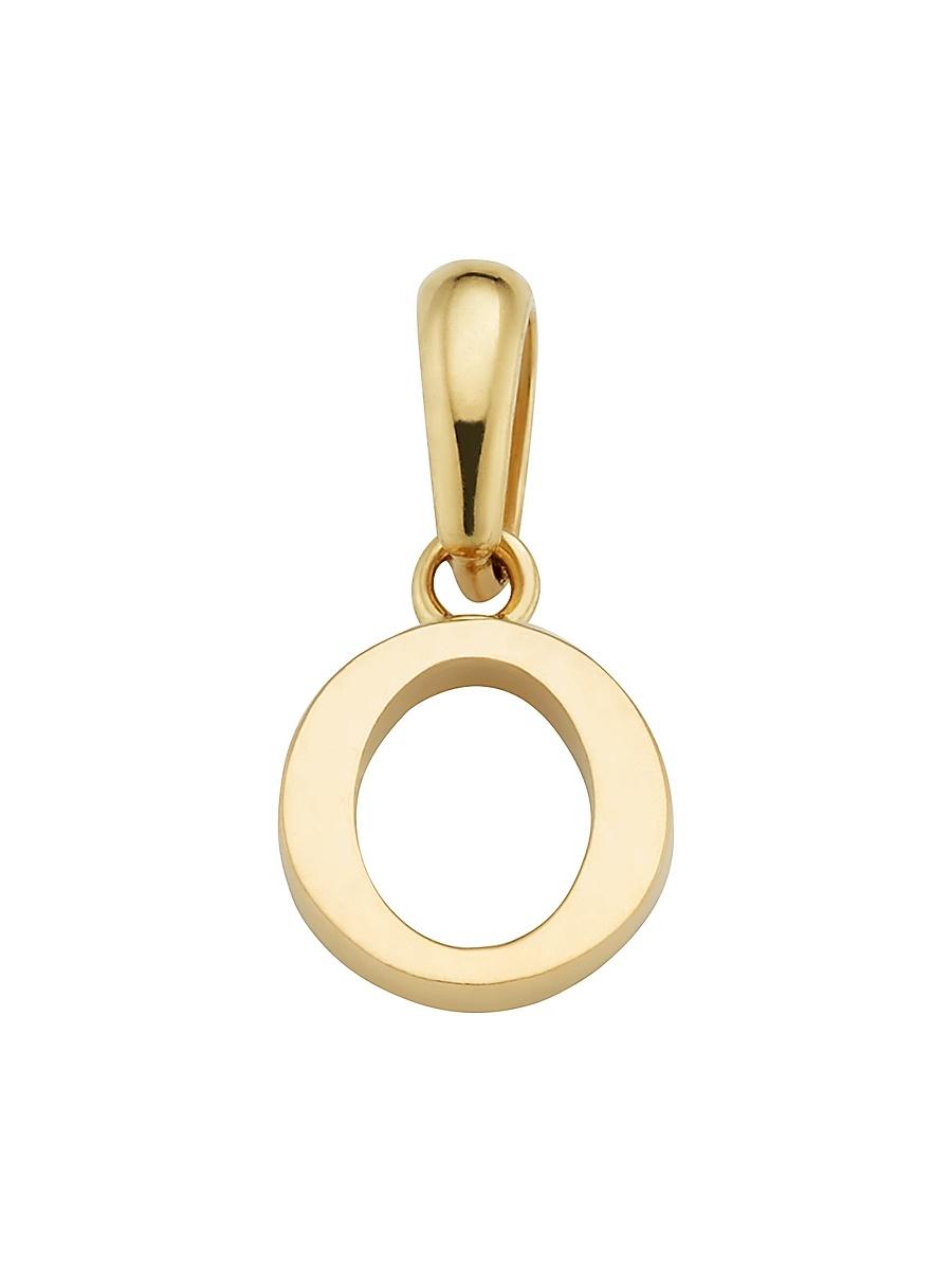 Womens 14K Yellow Gold My Letter Initial Pendant Charm Product Image