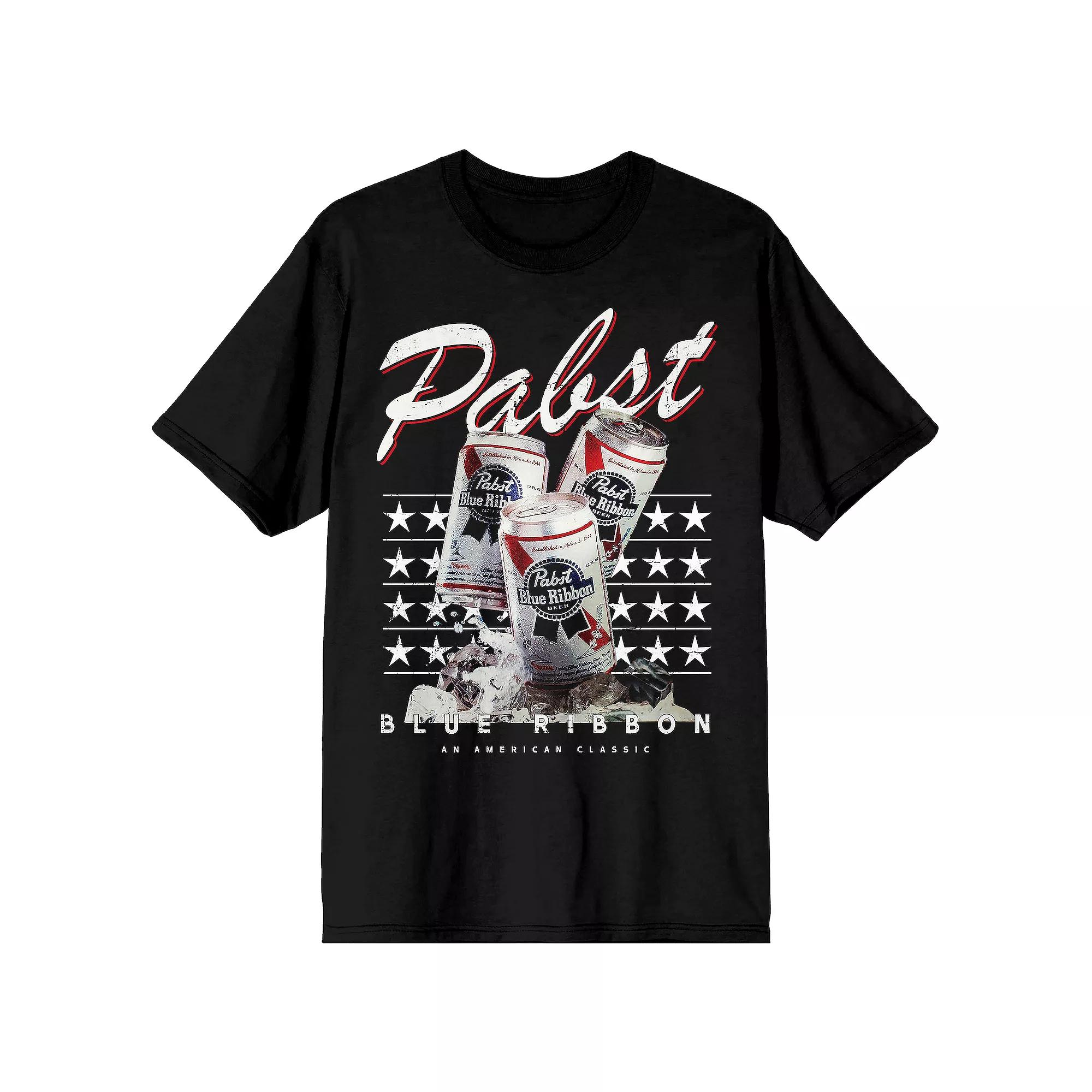Men's Pabst Blue Ribbon Patriotic Graphic Tee,  Product Image