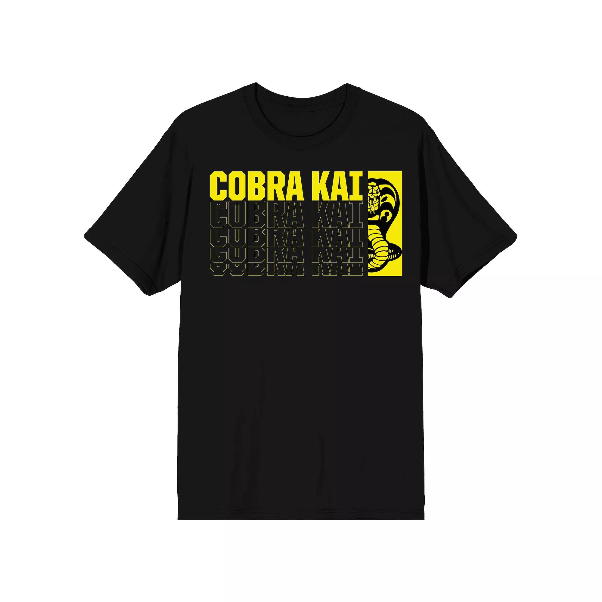Men's Cobra Kai Graphic Tee, Size: XXL, Black Product Image