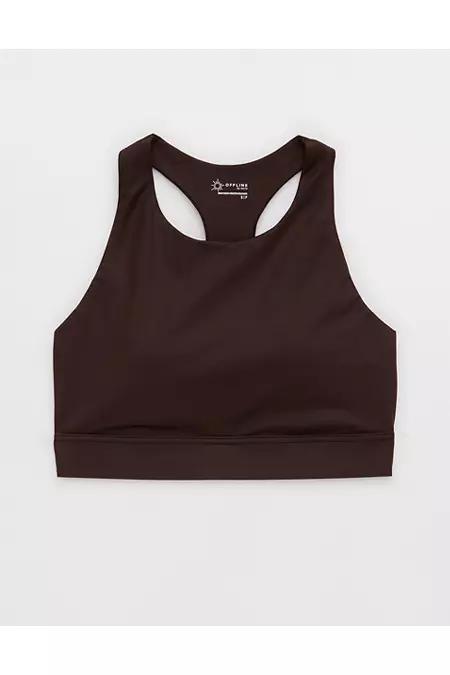 OFFLINE By Aerie Goals Gloss High Neck Sports Bra Women's Product Image