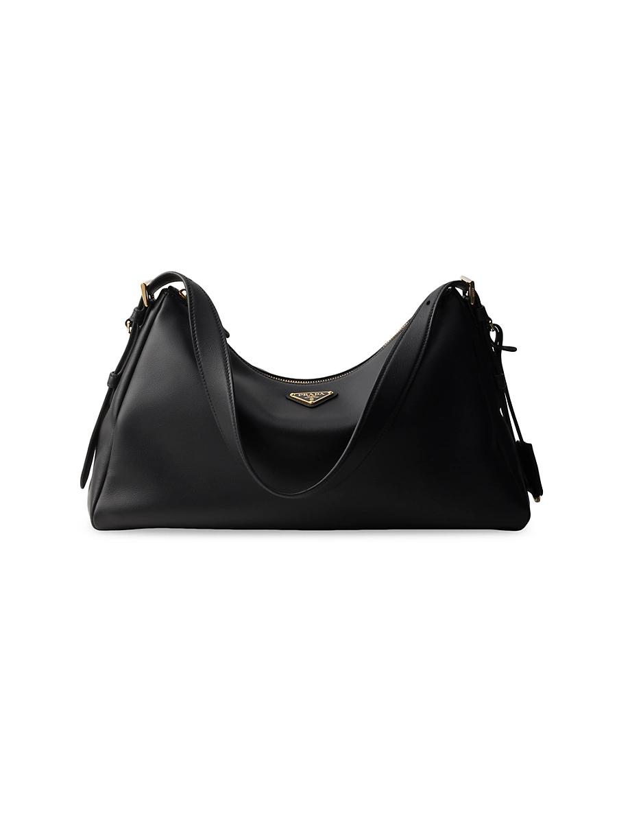 Womens Prada Aime Large Leather Shoulder Bag Product Image