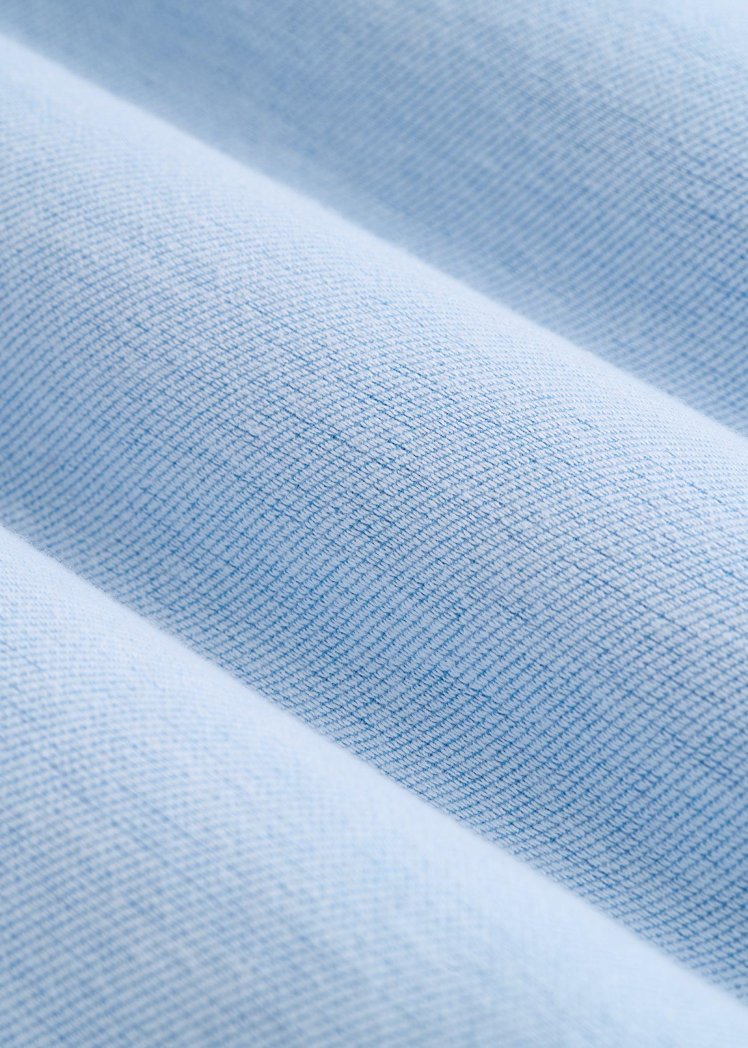 Everyday Comfort Terry Overshirt for Tall Men in Cloud Blue Male Product Image