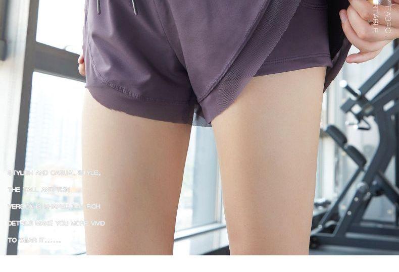 Layered Drawstring Running Shorts Product Image