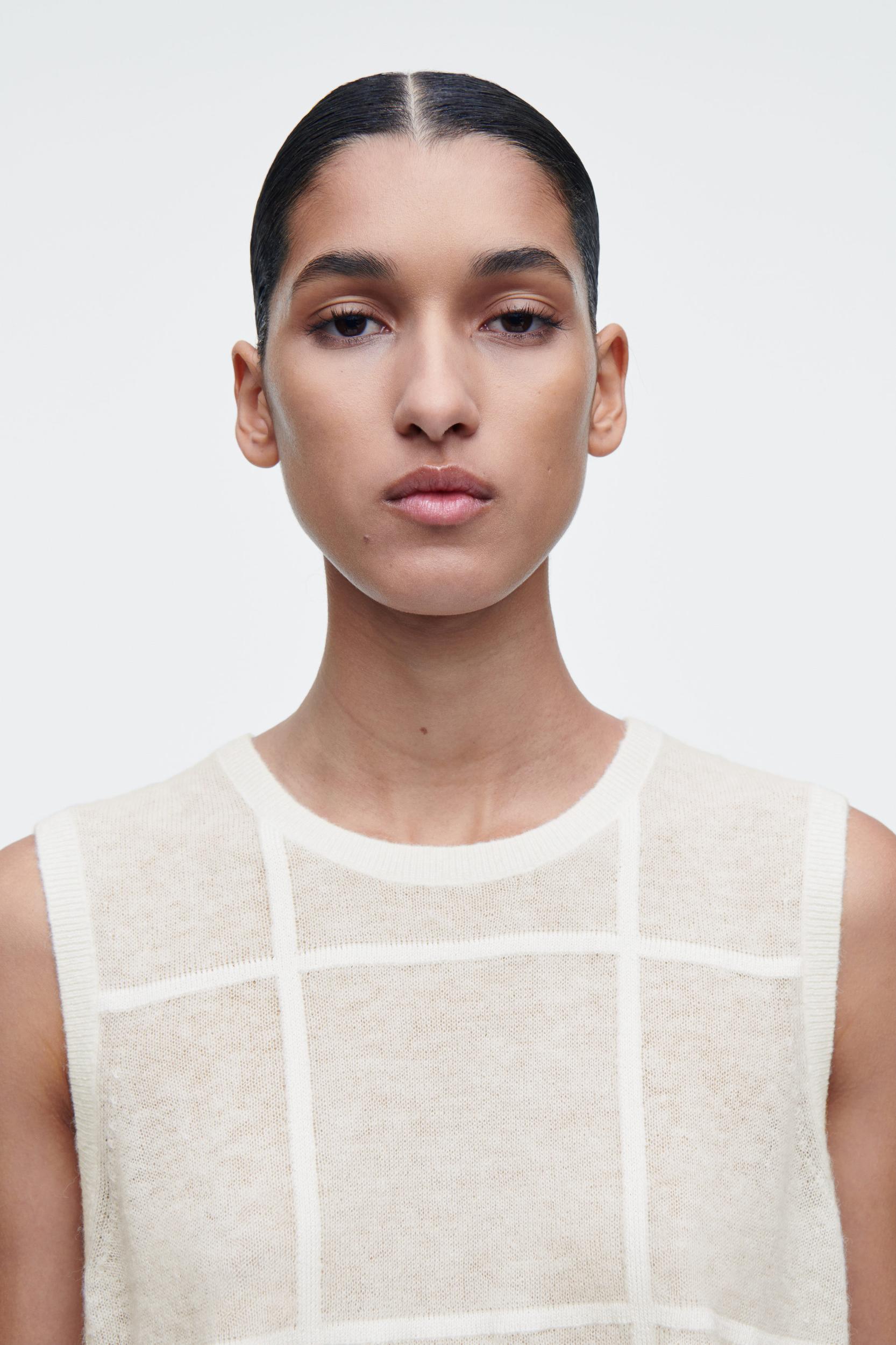 WINDOWPANE-CHECK TANK Product Image