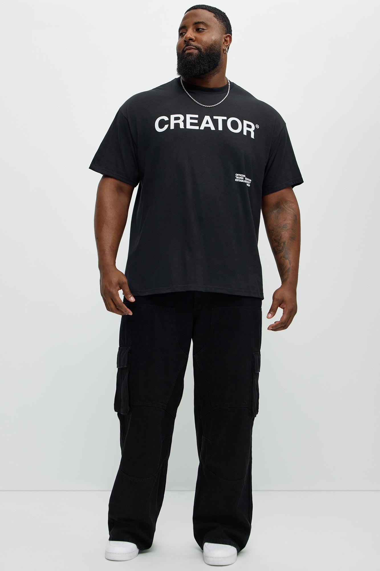 Born To Create Short Sleeve Tee - Black Product Image