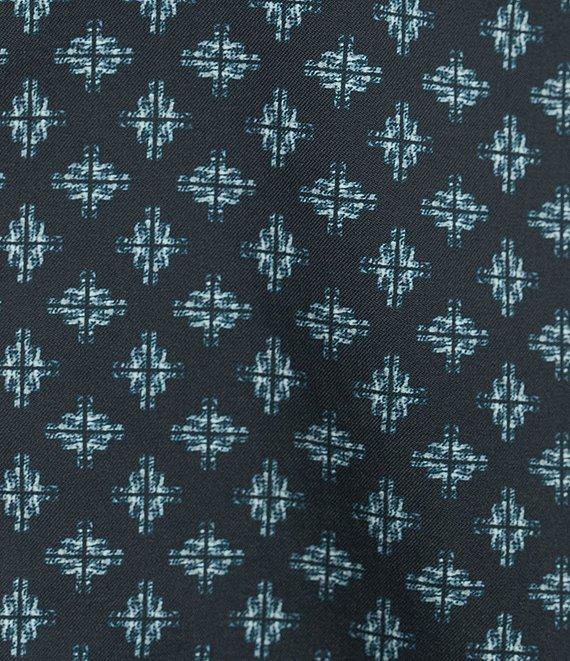 Cremieux Premium Denim Dark Geometric Print Stretch Long Sleeve Woven Shirt Product Image