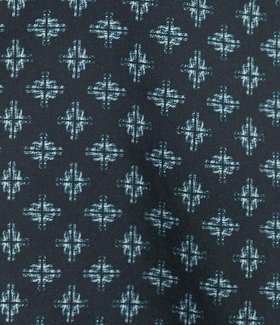 Cremieux Premium Denim Dark Geometric Print Stretch Long Sleeve Woven Shirt Product Image