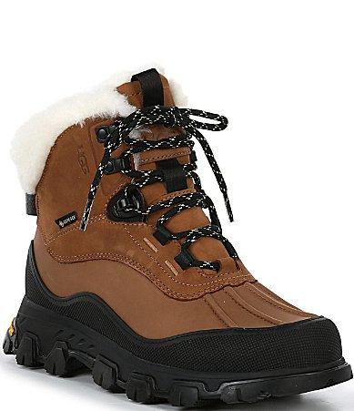UGG Womens Adirondack Meridian Hiker Waterproof Leather Cold Weather Winter Booties Product Image