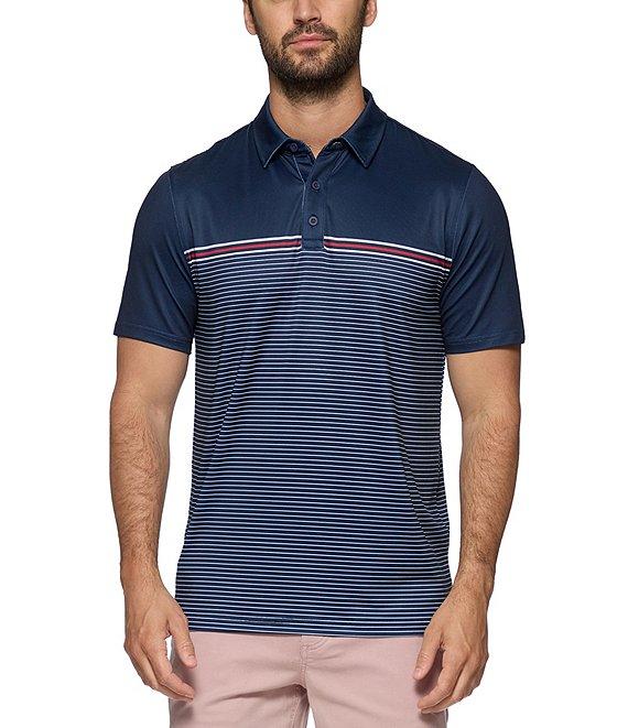 Flag and Anthem Fridley Agave Print MadeFlex Performance Short Sleeve Polo Shirt Product Image