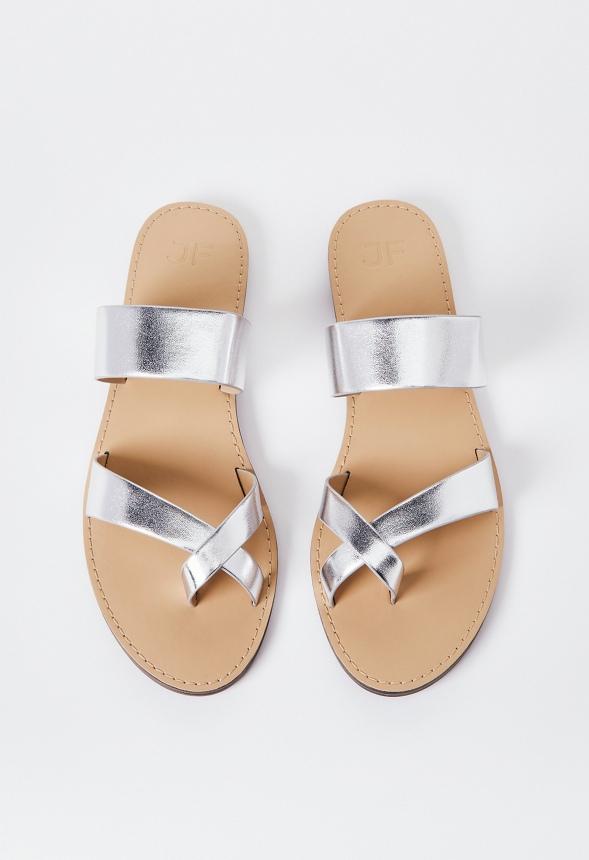 JustFab Margaux Platform Loafer Pump Womens Black/ White Size 8.5 Product Image