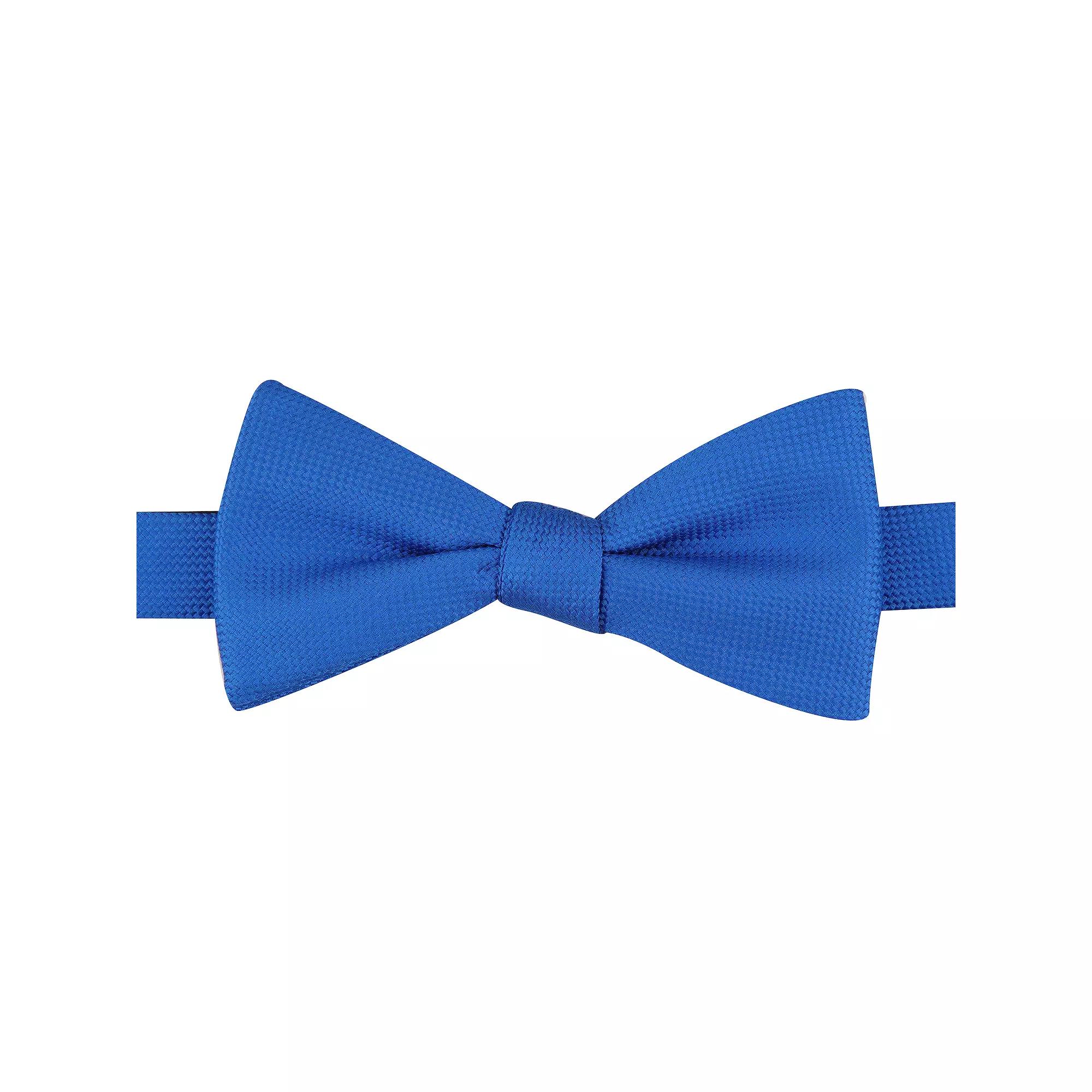 Men's Bespoke Pre-Tied Bow Tie, Blue Oxford Product Image
