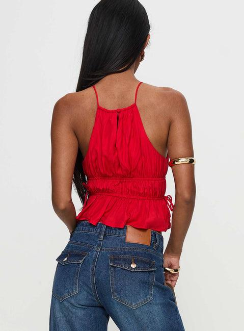 Rozier Top Red Product Image