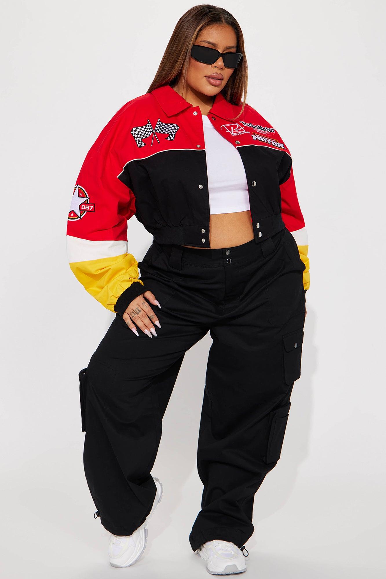 Need For Speed Bomber Jacket - Red/combo Female Product Image