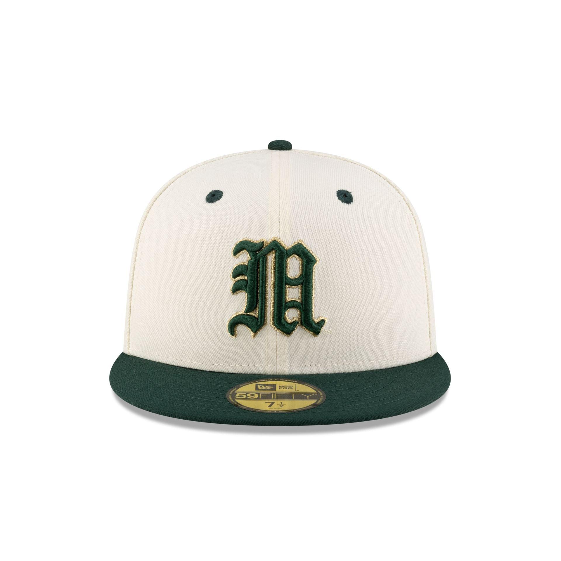 Miami Hurricanes Alt Chrome White 59FIFTY Fitted Hat Male Product Image