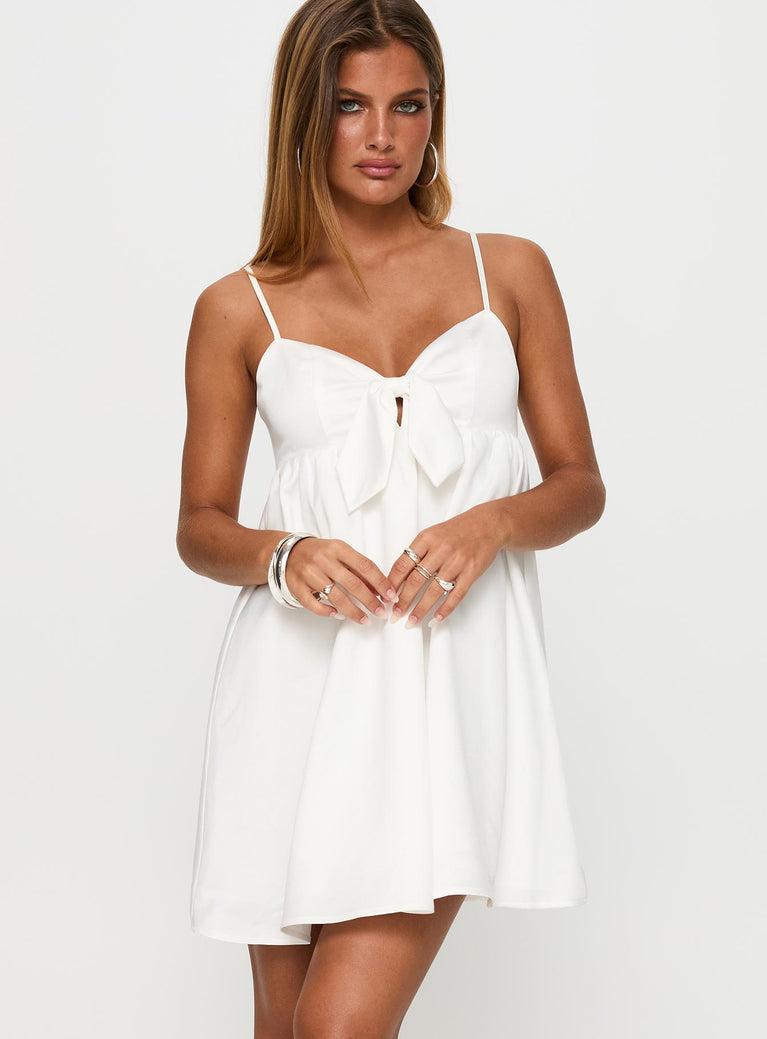 Wilmina Mini Dress White Product Image