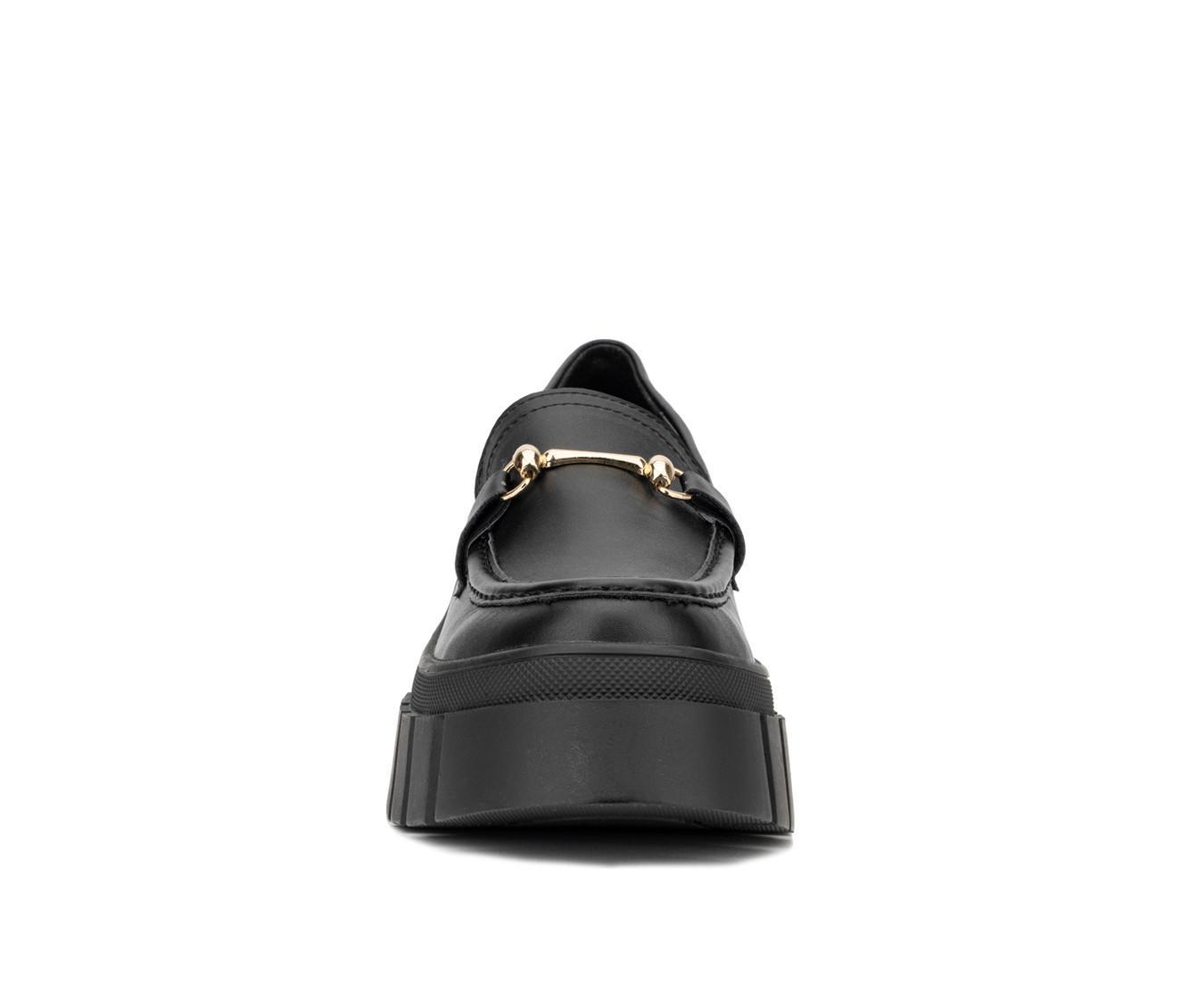 Women's New York and Company Seraphina Platform Loafers Product Image
